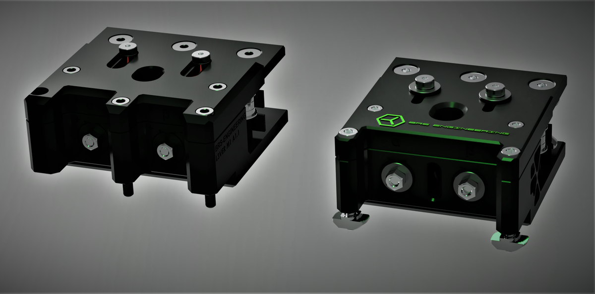 Tensionner L3VER M1 REFRESH V1.5 (Printed parts only with inserts + CAD) - BRS-ENGINEERING
