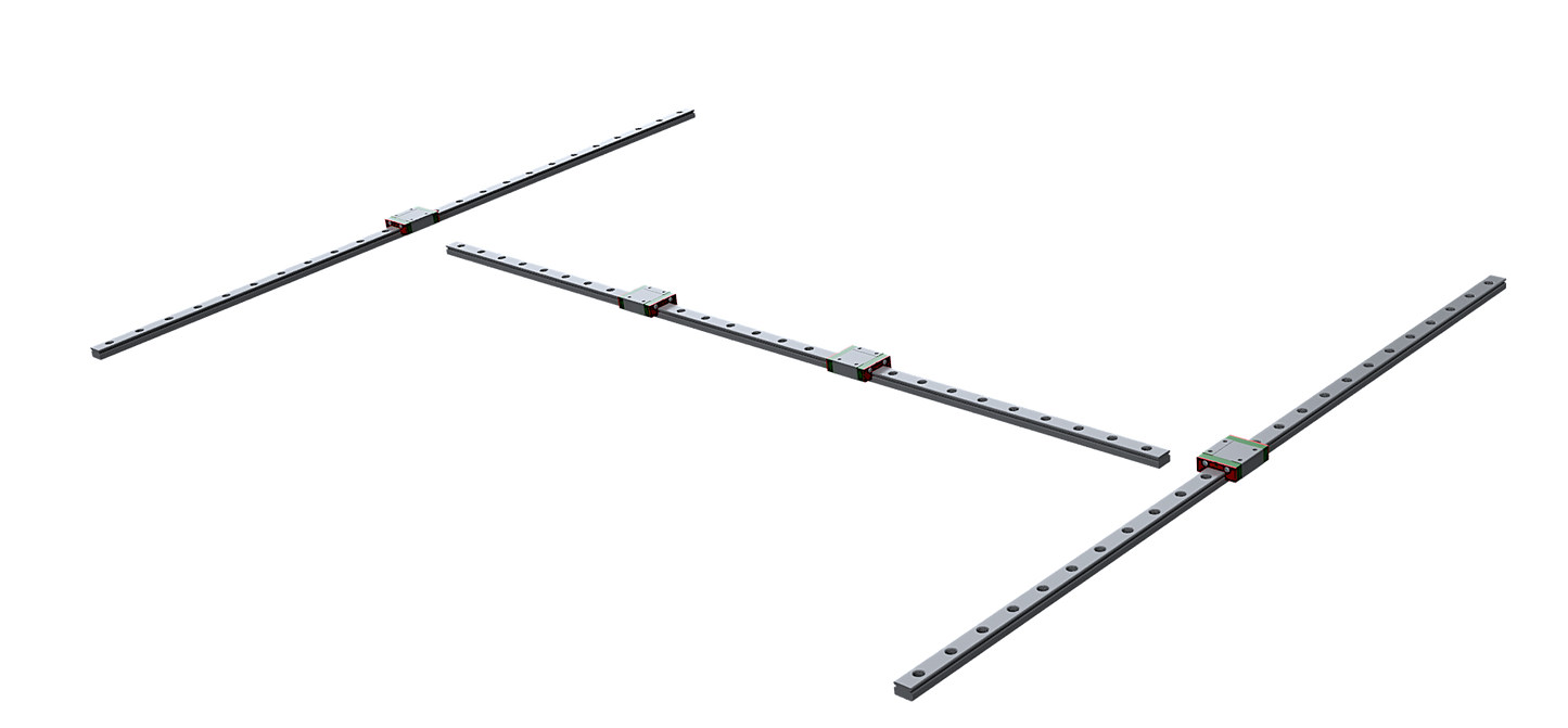 Vcore 4.0 IDEX Z1 preloaded HIWIN rails kit