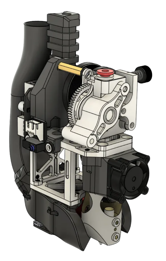 [PA12-CF15] IDEX VC4 CNC toolhead (Printed parts Only)