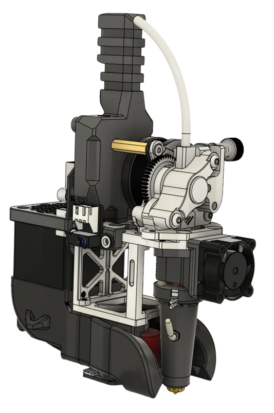 [PA12-CF15] SINGLE VC4 CNC toolhead (Printed parts Only)