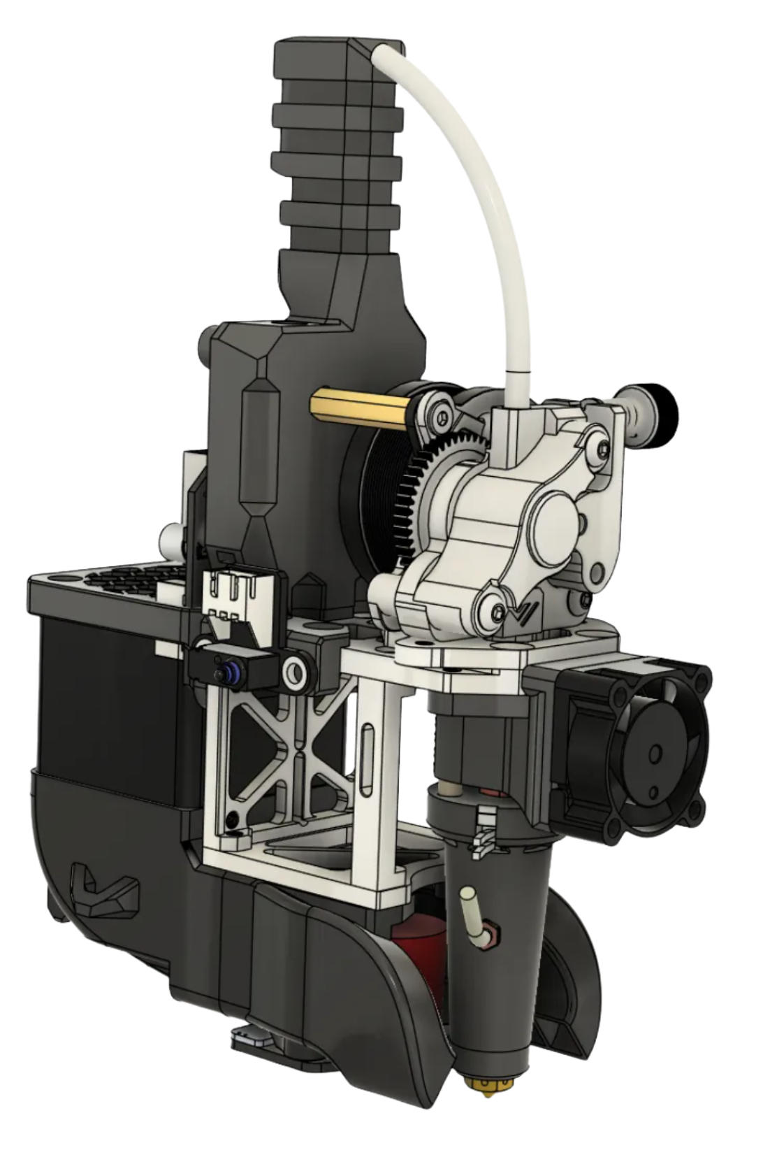 [PA12-CF15] IDEX VC4 CNC toolhead (Printed parts Only)