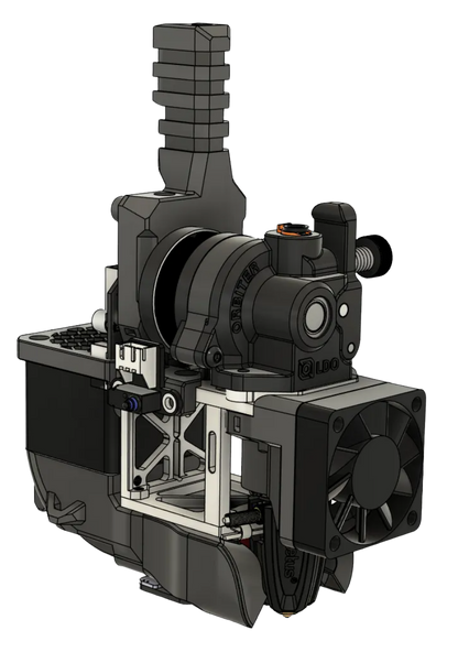 [PA12-CF15] IDEX VC4 CNC toolhead (Printed parts Only)