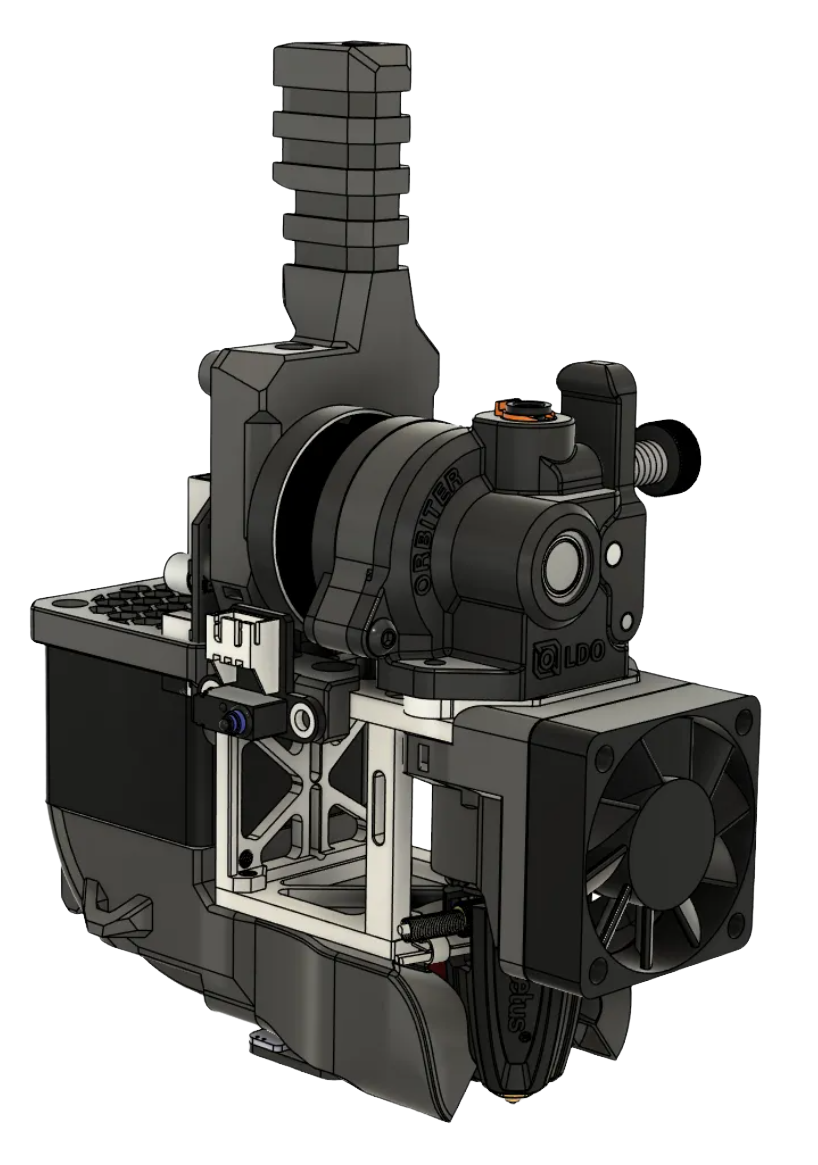 [PPS-CF] SINGLE VC4 CNC toolhead (Printed parts Only)