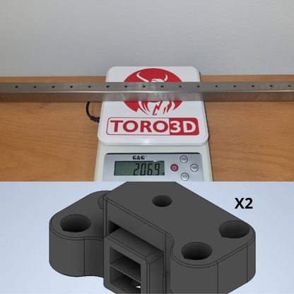 Toro Titanium Tube (X gantry for VCORE)