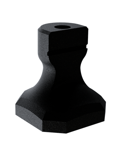 Target pin for laser leveling