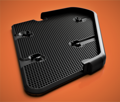 (CAD) Plaque antichoc "DeSnorkeling" HEX pour Porsche Cayman/Boxster 987 (CAD) - BRS-ENGINEERING