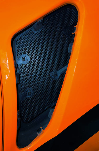 Plaque antichoc "DeSnorkeling" HEX pour Porsche Cayman/Boxster 987 - BRS-ENGINEERING